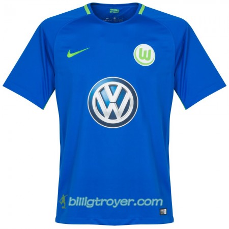 Billige Fotballdrakter VFL Wolfsburg Bortedraktsett 2017/18 Kortermet