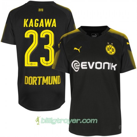 Billige Fotballdrakter Borussia Dortmund Kagawa 23 Bortedraktsett 2017/18 Kortermet