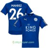 Billige Fotballdrakter Leicester City Mahrez Hjemmedraktsett 2017/18 Kortermet