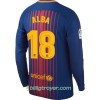 Billige Fotballdrakter FC Barcelona Alba Hjemmedraktsett 2017/18 Langermet