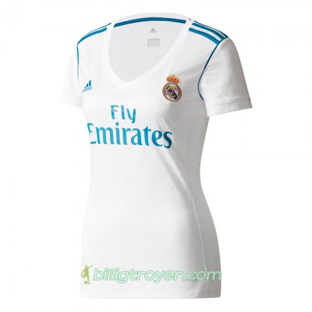 Billige Fotballdrakter Real Madrid Dame Hjemmedraktsett 2017/18 Kortermet