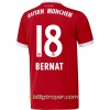 Billige Fotballdrakter FC Bayern München Bernat 18 Hjemmedraktsett 2017/18 Kortermet
