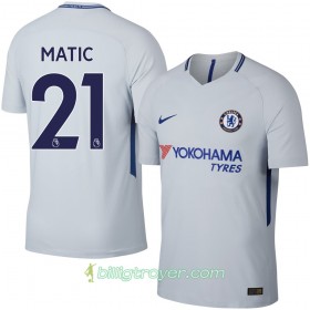 Billige Fotballdrakter Chelsea Matic Bortedraktsett 2017/18 Kortermet