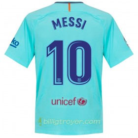 Billige Fotballdrakter FC Barcelona Messi 10 Bortedraktsett 2017/18 Kortermet