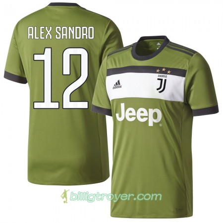 Billige Fotballdrakter Juventus Alex Sandro 12 Tredjedraktsett 2017/18 Kortermet