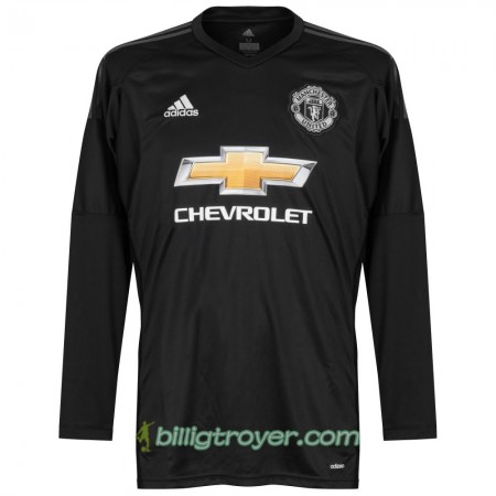 Billige Fotballdrakter Manchester United Keeper Hjemmedraktsett 2017/18 Kortermet