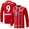 Billige Fotballdrakter FC Bayern München Lewandowski 9 Hjemmedraktsett 2017/18 Langermet