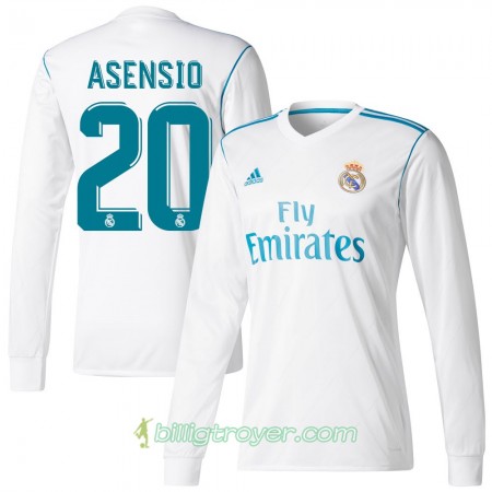 Billige Fotballdrakter Real Madrid Asensio Hjemmedraktsett 2017/18 Langermet