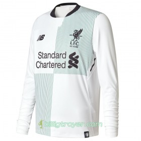 Billige Fotballdrakter Liverpool Bortedraktsett 2017/18 Langermet