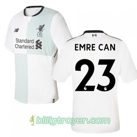 Billige Fotballdrakter Liverpool EMRE CAN 23 Bortedraktsett 2017/18 Kortermet