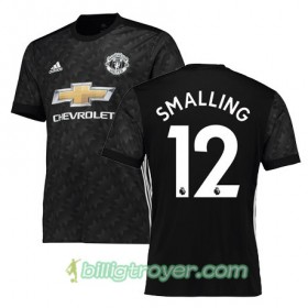 Billige Fotballdrakter Manchester United SMALLING 12 Bortedraktsett 2017/18 Kortermet