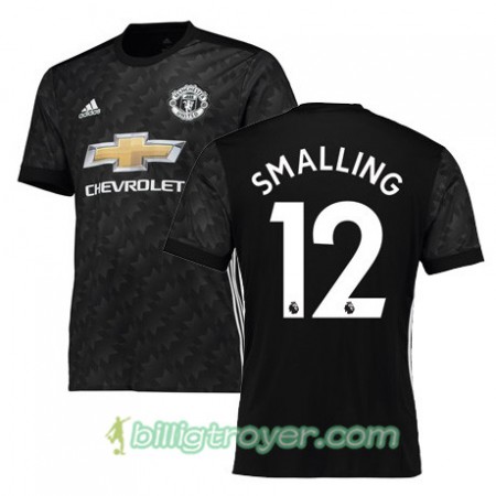Billige Fotballdrakter Manchester United SMALLING 12 Bortedraktsett 2017/18 Kortermet