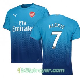 Billige Fotballdrakter Arsenal ALEXIS 7 Bortedraktsett 2017/18 Kortermet