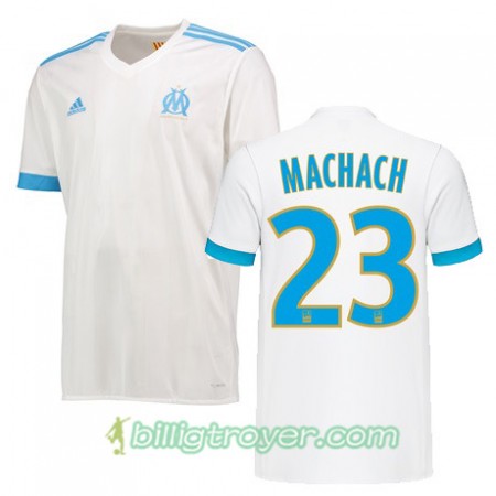 Billige Fotballdrakter Olympique de Marseille ZINEDINE MACHACH 23 Hjemmedraktsett 2017/18 Kortermet