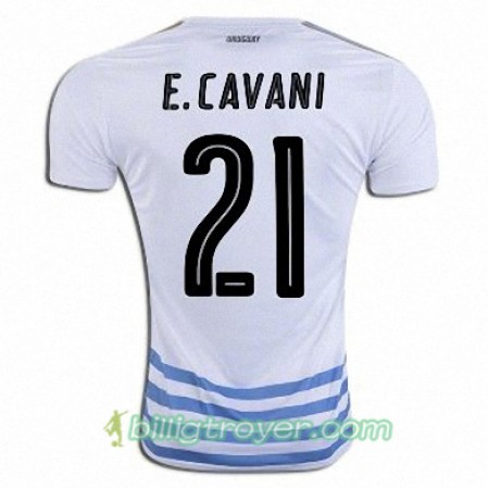 Billige Fotballdrakter Uruguay EDINSON CAVANI Bortedraktsett 2016/17 Kortermet