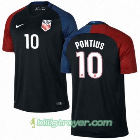 Billige Fotballdrakter USA CHRISTIAN PULISIC Bortedraktsett 2016/17 Kortermet