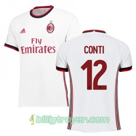 Billige Fotballdrakter AC Milan CONTI 12 Bortedraktsett 2017/18 Kortermet