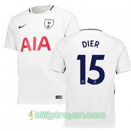 Billige Fotballdrakter Tottenham Hotspur DIER 15 Hjemmedraktsett 2017/18 Kortermet