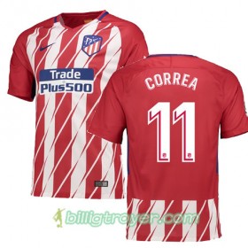 Billige Fotballdrakter Atlético Madrid CORREA 11 Hjemmedraktsett 2017/18 Kortermet