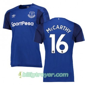 Billige Fotballdrakter Everton MCCARTHY Hjemmedraktsett 2017/18 Kortermet