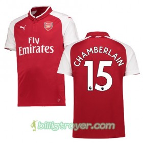 Billige Fotballdrakter Arsenal CHAMBERLAIN 15 Hjemmedraktsett 2017/18 Kortermet