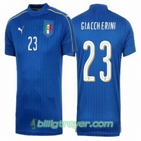 Billige Fotballdrakter Italia EMANUELE GIACCHERINI Hjemmedraktsett Euro 2016