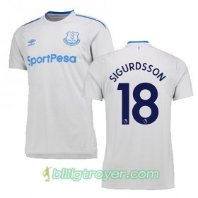 Billige Fotballdrakter Everton SIGURDSSON Bortedraktsett 2017/18 Kortermet