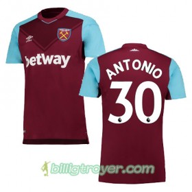 Billige Fotballdrakter West Ham United ANTONIO Hjemmedraktsett 2017/18 Kortermet