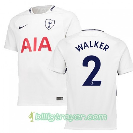 Billige Fotballdrakter Tottenham Hotspur WALKER 2 Hjemmedraktsett 2017/18 Kortermet