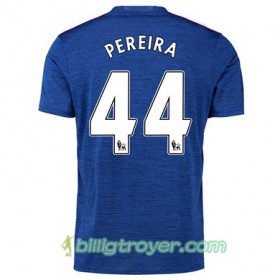 Billige Fotballdrakter Manchester United PEREIRA 44 Bortedraktsett 2017/18 Kortermet