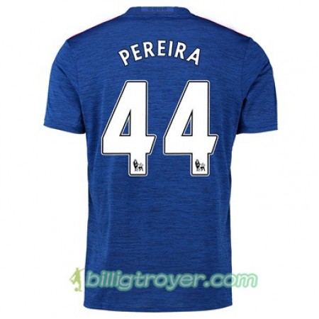 Billige Fotballdrakter Manchester United PEREIRA 44 Bortedraktsett 2017/18 Kortermet