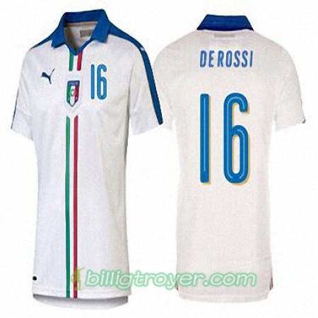 Billige Fotballdrakter Italia DANIELE DE ROSSI Bortedraktsett Euro 2016