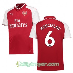 Billige Fotballdrakter Arsenal KOSCIELNY 6 Hjemmedraktsett 2017/18 Kortermet