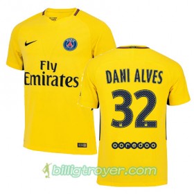 Billige Fotballdrakter Paris SG DANI ALVES 32 Bortedraktsett 2017/18 Kortermet