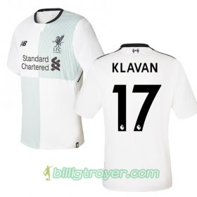 Billige Fotballdrakter Liverpool KLAVAN 17 Bortedraktsett 2017/18 Kortermet