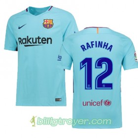 Billige Fotballdrakter FC Barcelona RAFINHA 12 Bortedraktsett 2017/18 Kortermet