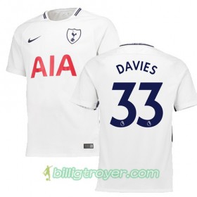 Billige Fotballdrakter Tottenham Hotspur DAVIES 33 Hjemmedraktsett 2017/18 Kortermet