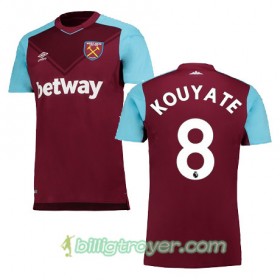 Billige Fotballdrakter West Ham United KOUYATE Hjemmedraktsett 2017/18 Kortermet