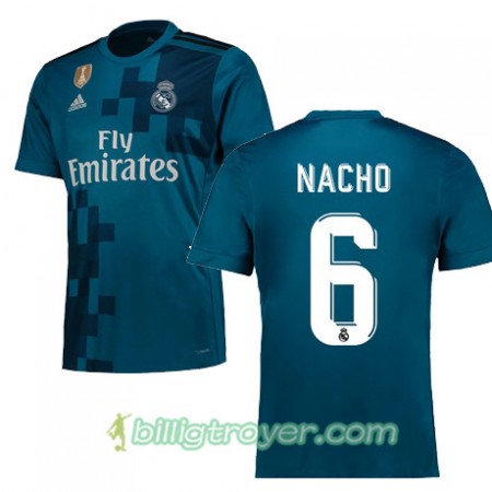 Billige Fotballdrakter Real Madrid NACHO 6 Tredjedraktsett 2017/18 Kortermet