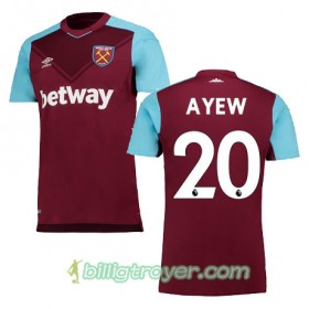 Billige Fotballdrakter West Ham United A AYEW Hjemmedraktsett 2017/18 Kortermet