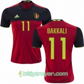 Billige Fotballdrakter Belgia ZAKARIA BAKKALI Hjemmedraktsett Euro 2016