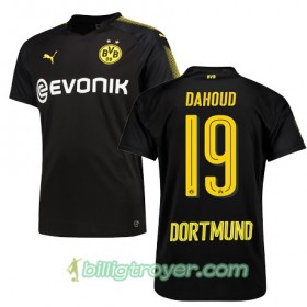 Billige Fotballdrakter Borussia Dortmund DAHOUD 19 Bortedraktsett 2017/18 Kortermet