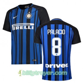 Billige Fotballdrakter Inter PALACIO 8 Hjemmedraktsett 2017/18 Kortermet