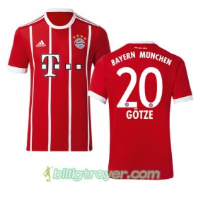 Billige Fotballdrakter FC Bayern München FELIX GOTZE 20 Hjemmedraktsett 2017/18 Kortermet