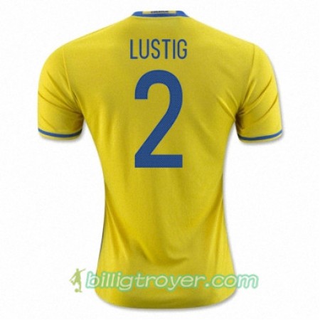 Billige Fotballdrakter Sverige MIKAEL LUSTIG Hjemmedraktsett Euro 2016