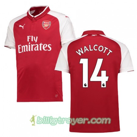 Billige Fotballdrakter Arsenal WALCOTT 14 Hjemmedraktsett 2017/18 Kortermet