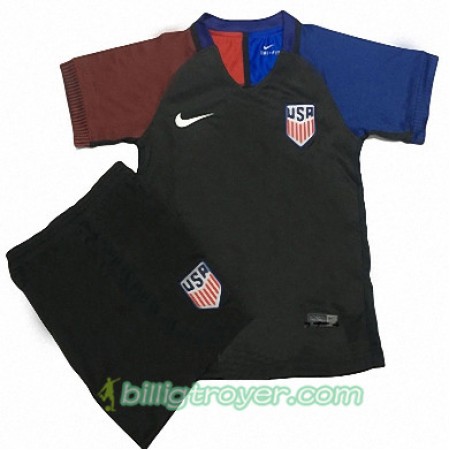 Billige Fotballdrakter USA Barn Bortedraktsett 2016/17 Kortermet