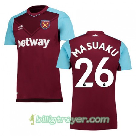 Billige Fotballdrakter West Ham United MASUAKU Hjemmedraktsett 2017/18 Kortermet