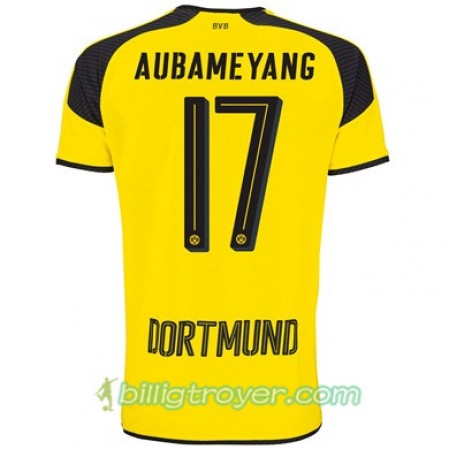 Billige Fotballdrakter Borussia Dortmund AUBAMEYANG 17 Tredjedraktsett 2017/18 Kortermet
