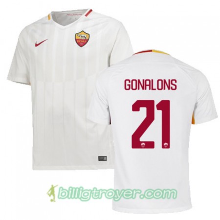 Billige Fotballdrakter AS Roma GONALONS 21 Bortedraktsett 2017/18 Kortermet